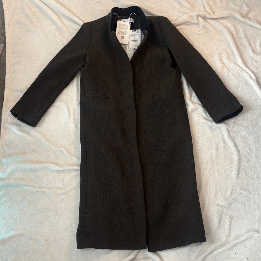 Zara Manteca Wool Coat - Size M